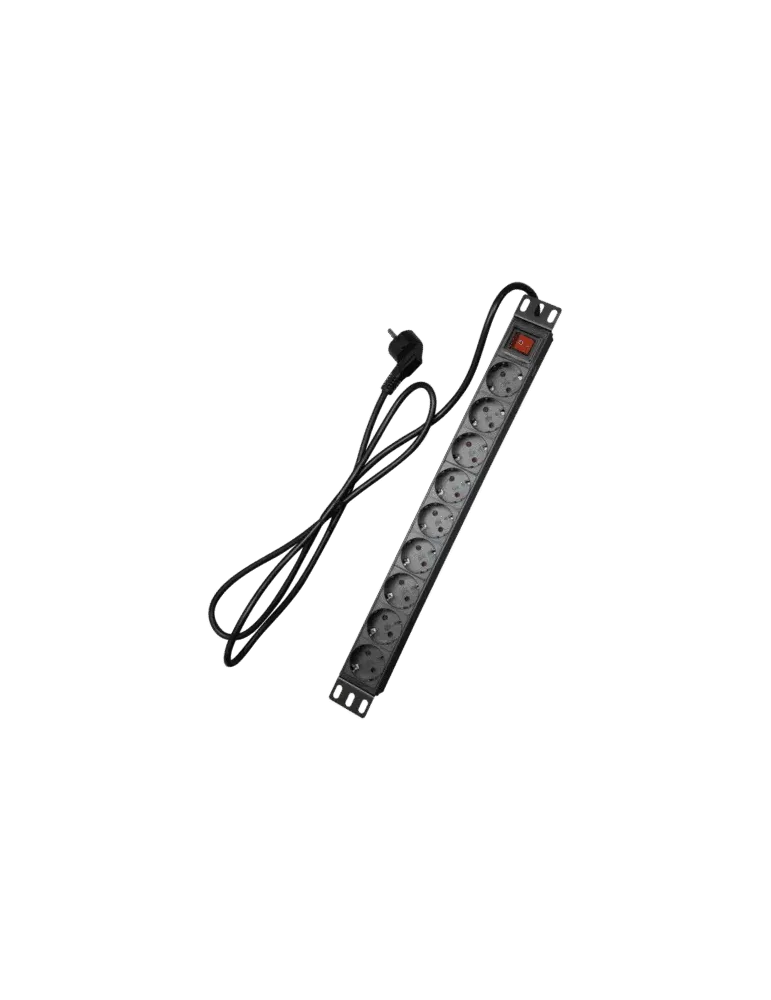 MCi PDU-9P1U-SWITCH: Toma Múltiple Enrackable y Segura