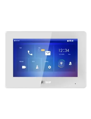 Pantalla Táctil Capacitiva DAHUA VTH5421HW para Sistemas de Seguridad