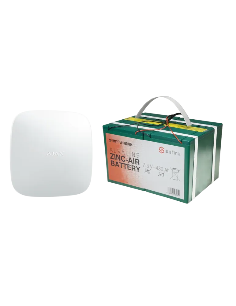 Compra Kit de Alarma AJAX con Batería y Hub 2 - AJAX