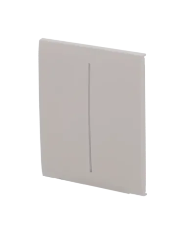 Interruptor táctil de luz doble con Panel Central LED - Color Oliva