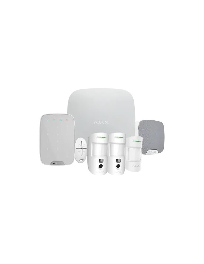 AJAX AJ-HUB2KIT-MP-PRO-W: Seguridad Inalámbrica Profesional