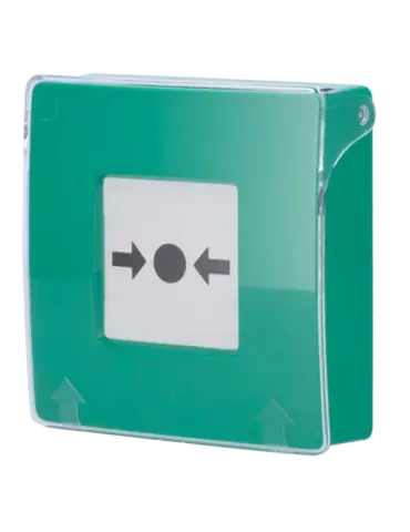 Botón Manual Call Point Inalámbrico Green AJAX