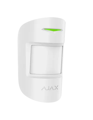 Ajax Detector Volumétrico PIR Doble Tecnología Inmune a Mascotas