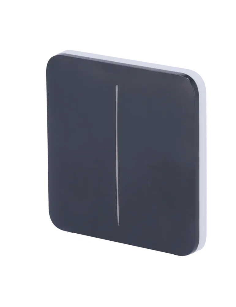 Compra Ahora el Panel Táctil LED Grafito para Interruptor de Luz Dobl