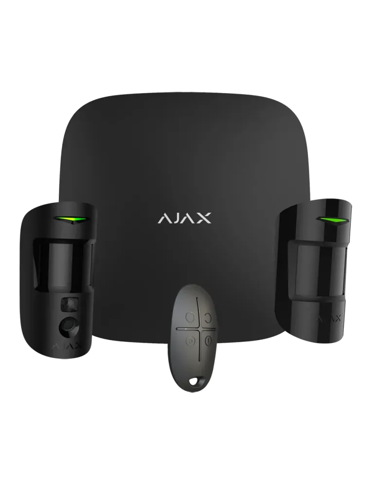 Ajax AJ-STARTERKIT-CAM-MP-B: Kit de Alarma Inalámbrica con Cámara y S