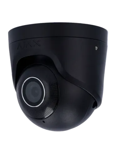 Cámara AJAX Turret IP 8MP con IA y WDR en Color Negro