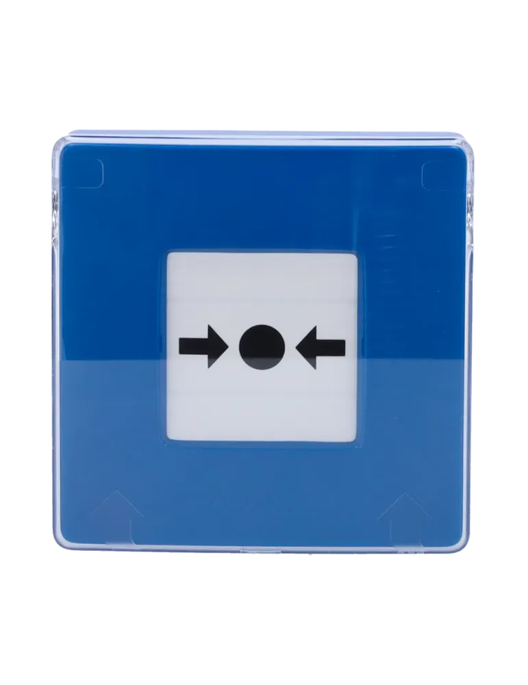 Compra el Botón Inalámbrico de Pared AJAX - Alarma de Incendio AZUL