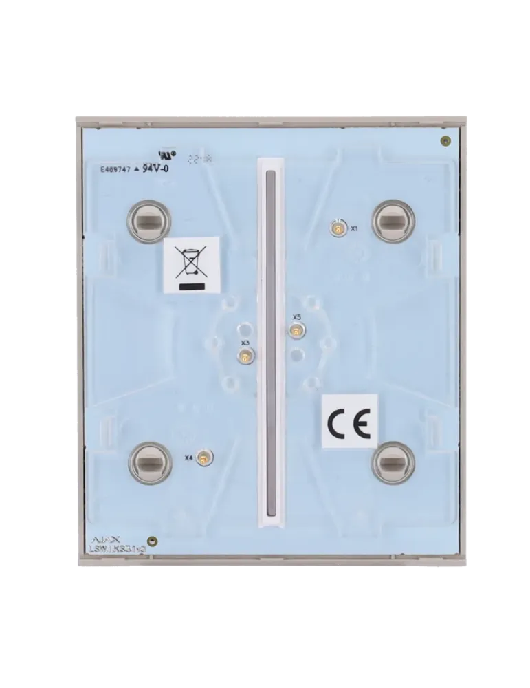 Compra el AJAX AJ-CENTERBUTTON-2G-OLI - Panel Táctil Doble LED Oliva