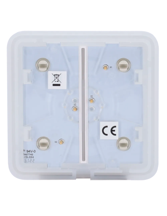 Panel Táctil para Interruptor de Luz Doble AJAX - Panel Retroiluminad