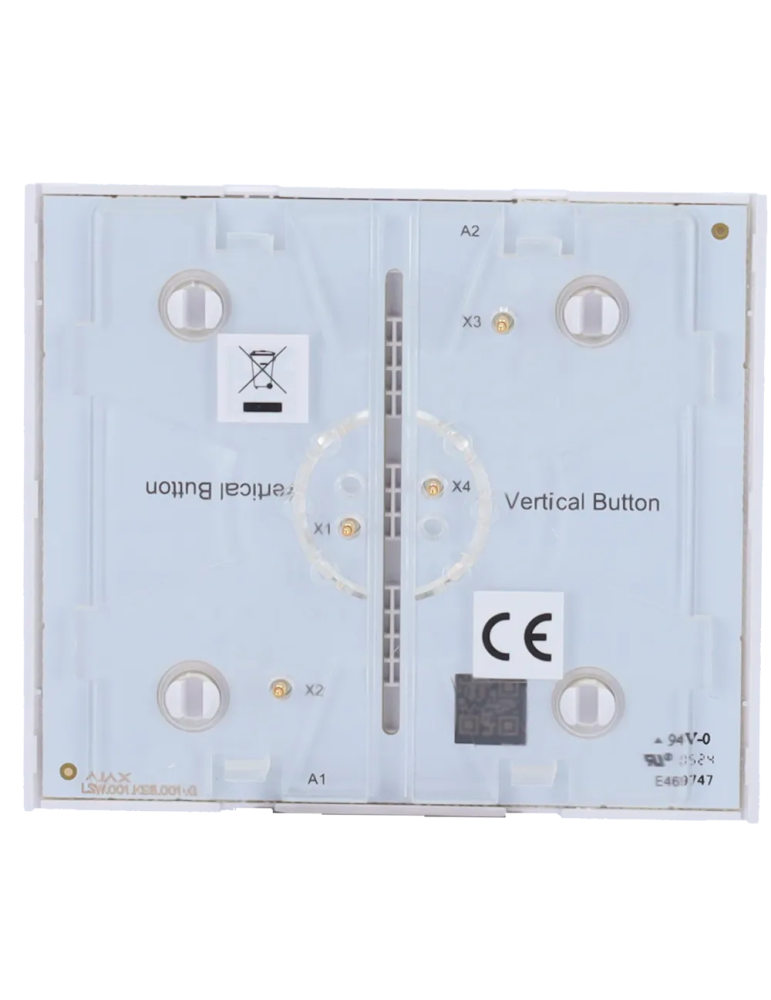 Panel Táctil LED para Interruptor de Luz Vertical AJAX - Compra Ahora
