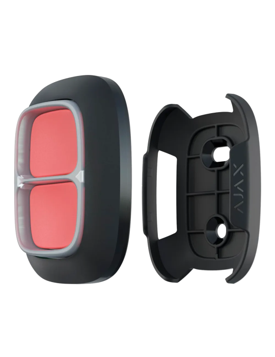 Descubre el Soporte AJAX para Botón de Emergencia Negro