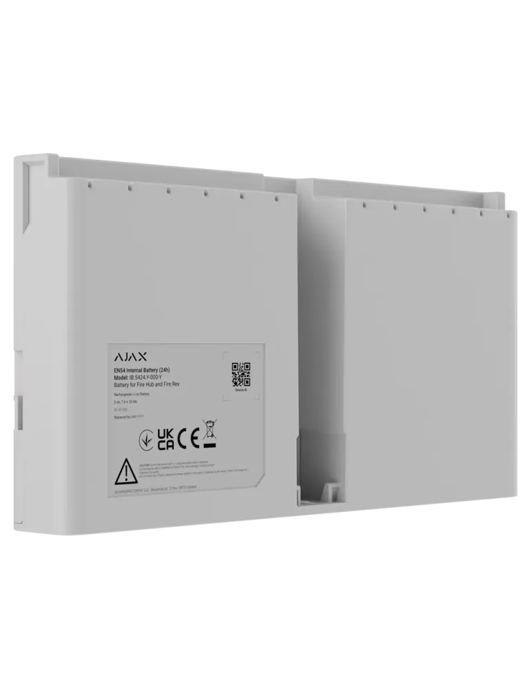 Ajax EN54 Internal Battery 24h | Batería Reserva Alarma Incendios Ajax