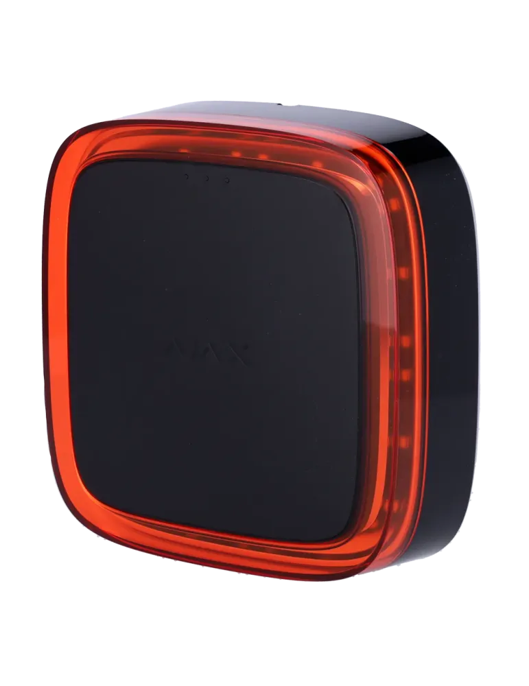 Ajax EN54 FireProtect VAD Negro | Flash DAV Alarma Visual Incendios