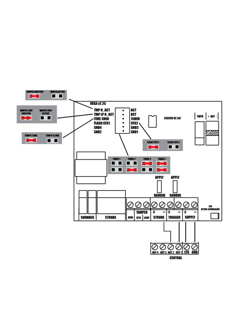 NACIONAL Sirena para exterior cableada - Certificado de grado 3 - Pres