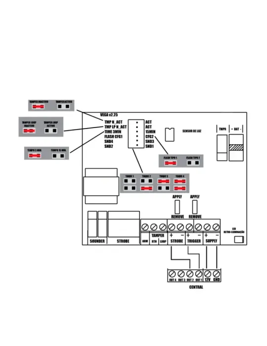 NACIONAL Sirena para exterior cableada - Certificado de grado 3 - Pres