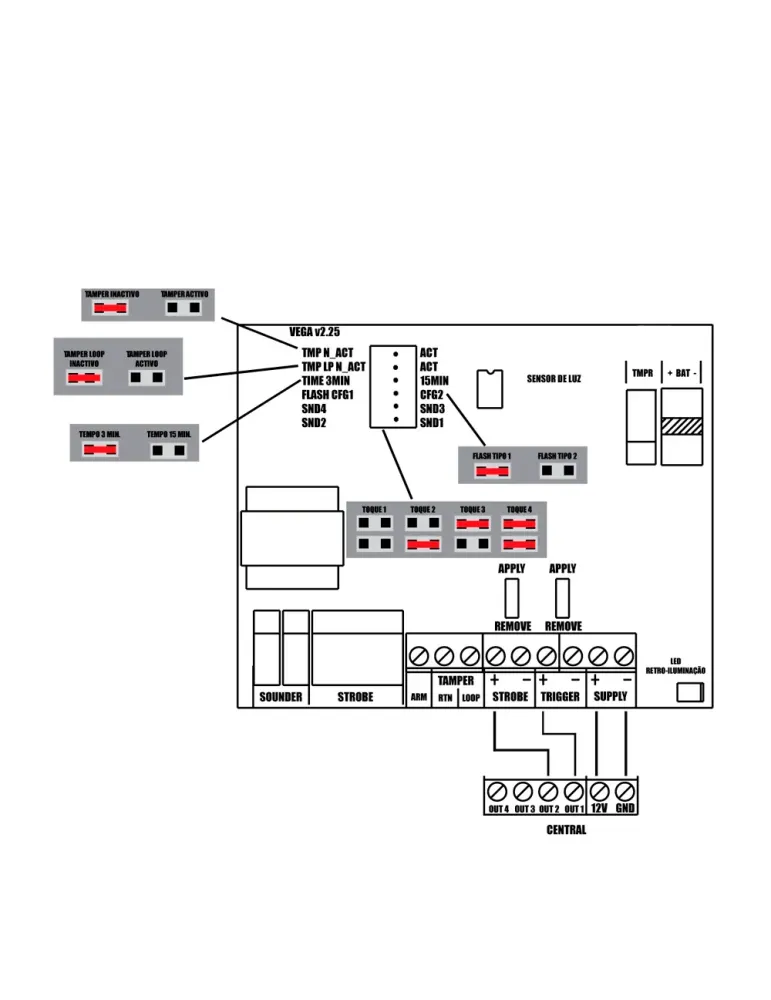 NACIONAL Sirena para exterior cableada - Certificado de grado 3 - Pres
