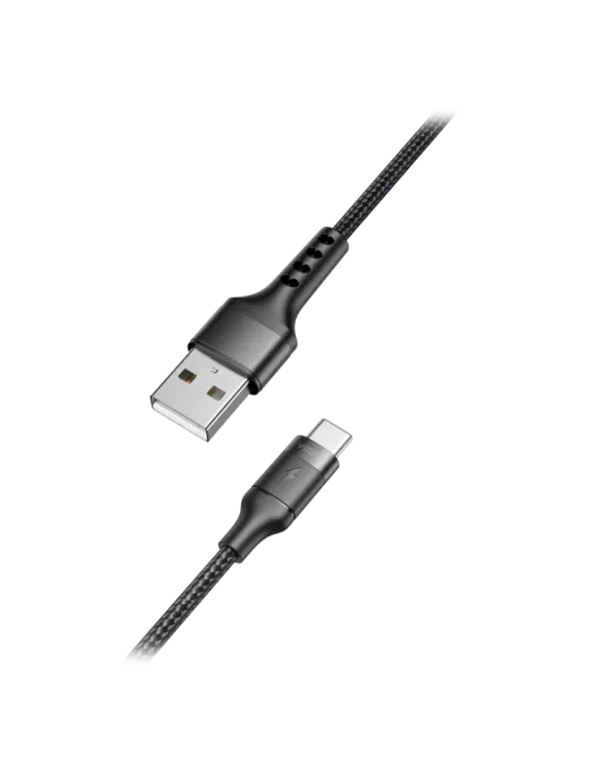 Veger - Cable USB 2.0 para portátiles - USB-A a USB-C - Cubierta de me