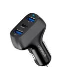 VEGER - Mechero coche - Potencia 37W - Carga rápida 20W - Salidas 2x U