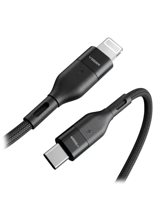 Veger - Cable USB2.0 para portátiles - USB-C a Lightning - Cubierta de