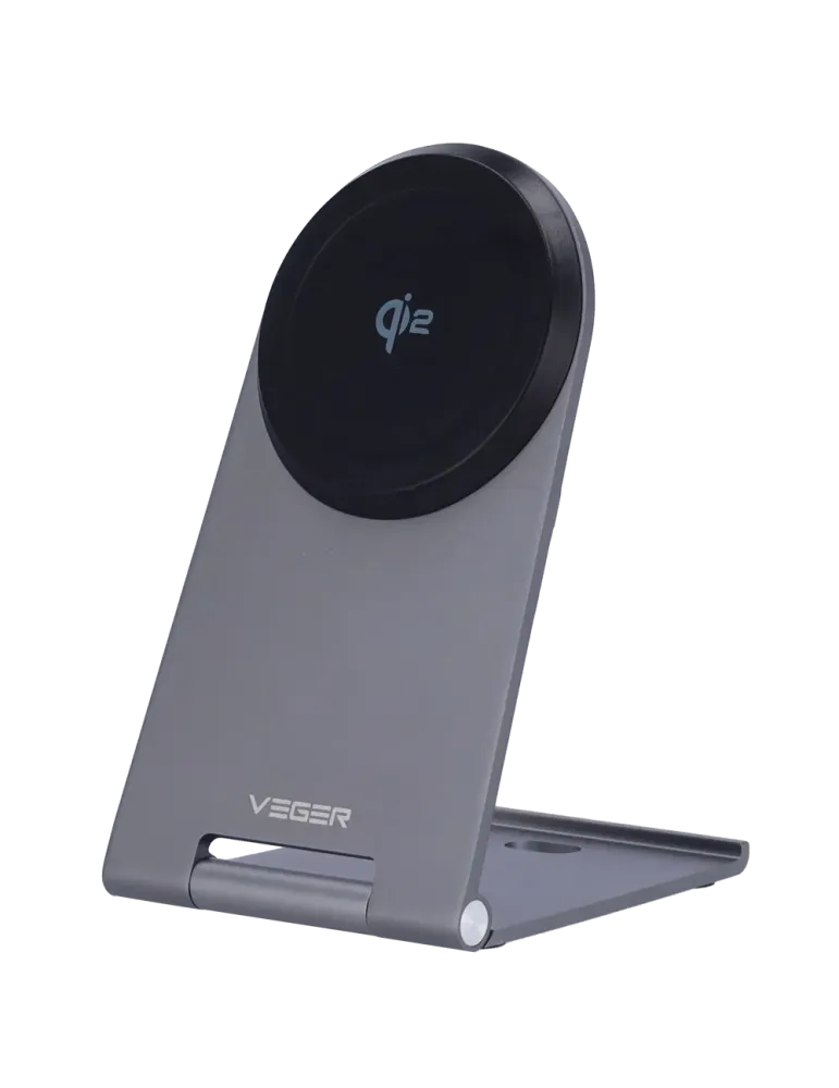 VEGER Cargador inalámbrico VEGER - Potencia 15W - Entrada USB-C - Carg