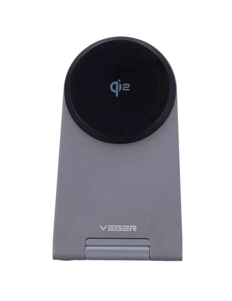 VEGER Cargador inalámbrico VEGER - Potencia 15W - Entrada USB-C - Carg