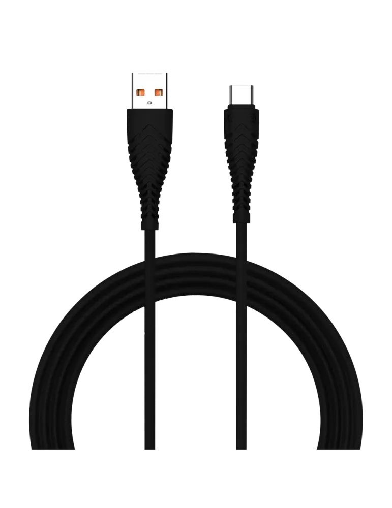 Veger - Cable USB2.0 - USB-A a USB-C - Cubierta de plástico, Nylon tre