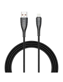 Veger - Cable USB2.0 - USB-A a Lightning - Cubierta de plástico, Nylon