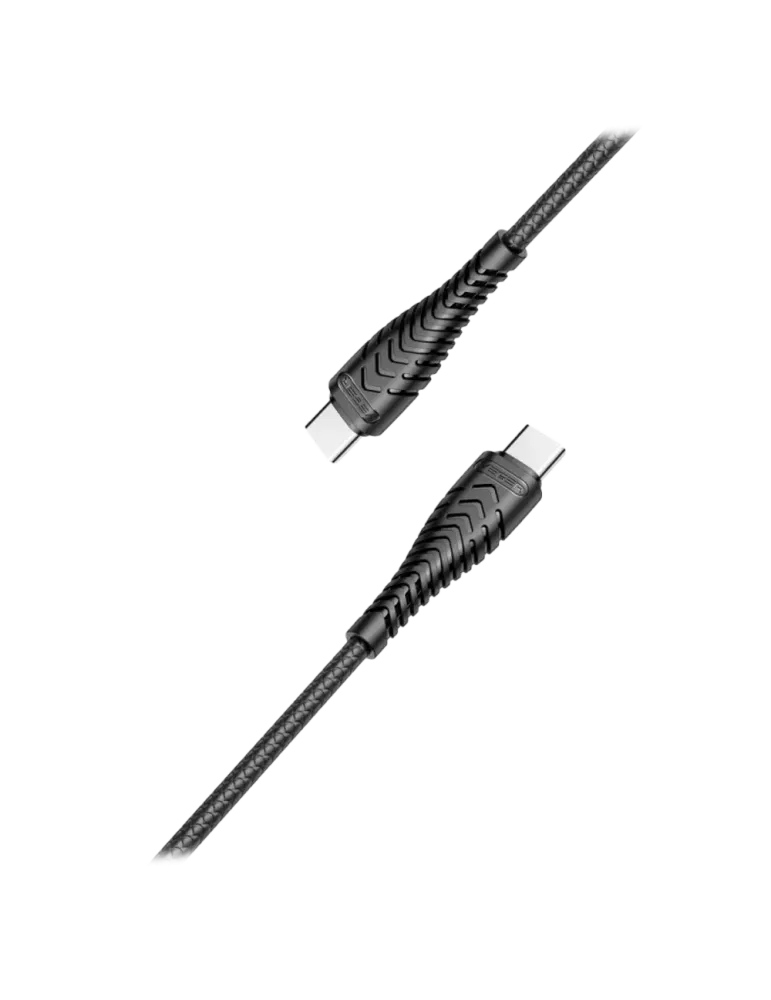 Veger - Cable USB2.0 - USB-C a USB-C - Cubierta de plástico, Nylon tre