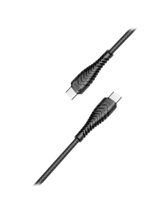 Veger - Cable USB2.0 - USB-C a USB-C - Cubierta de plástico, Nylon tre