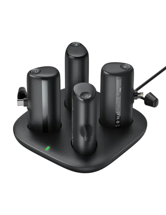 VEGER 4 power banks con base de carga - Capacidad 5000mAh / Power bank