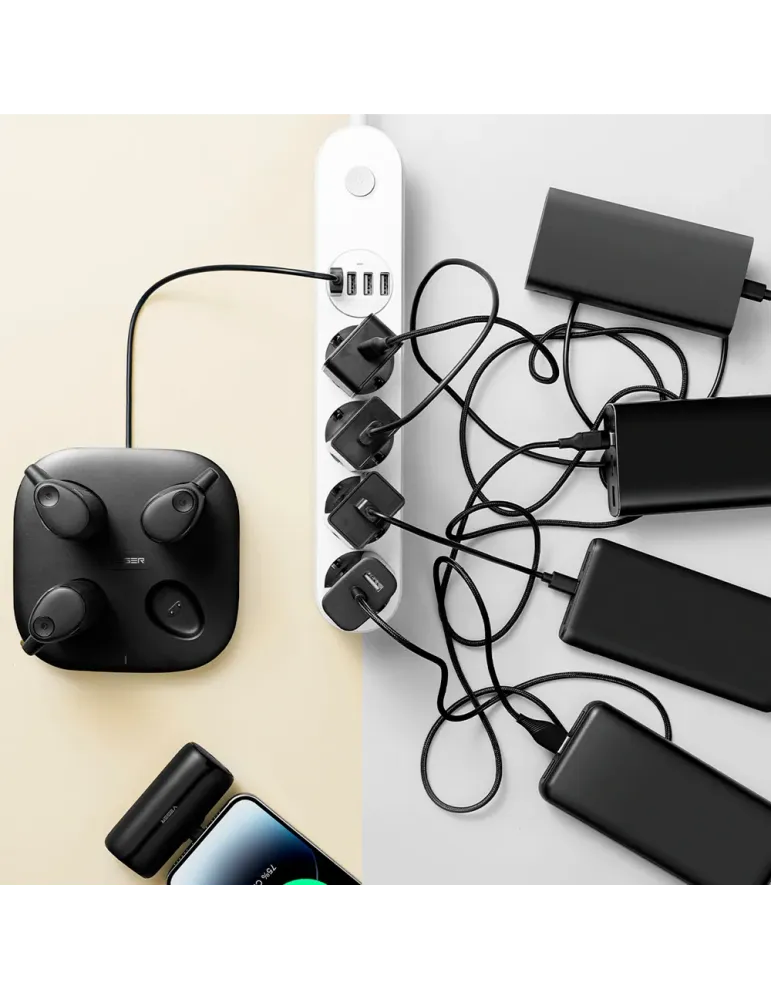 VEGER 4 power banks con base de carga - Capacidad 5000mAh / Power bank