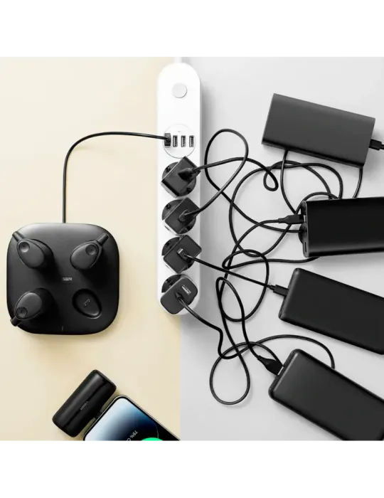 VEGER 4 power banks con base de carga - Capacidad 5000mAh / Power bank