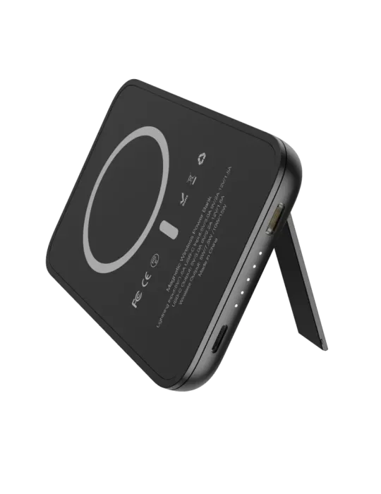 VEGER Power bank magnética inalámbrica - Capacidad 5000mAh - Entradas