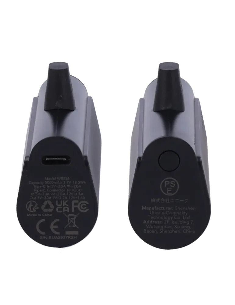VEGER Mini Power bank con LEDs carga - Capacidad 5000mAh - Entrada USB