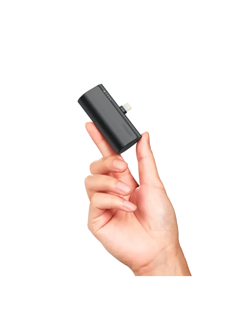VEGER Mini Power bank con LEDs carga - Capacidad 5000mAh - Entrada USB