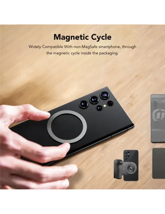 VEGER Power bank magnética inalámbrica - Capacidad 5000mAh - Entrada U
