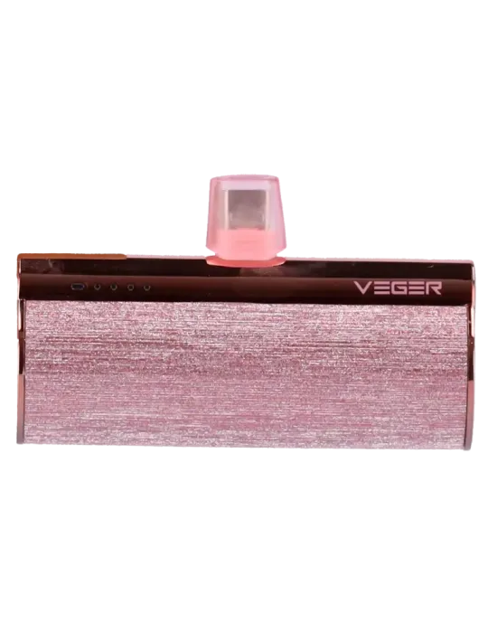 VEGER Mini Power bank con LEDs carga - Capacidad 5000mAh - Entrada Pue