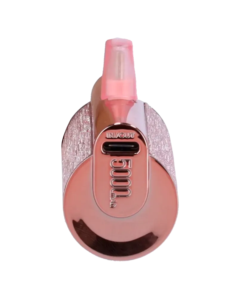 VEGER Mini Power bank con LEDs carga - Capacidad 5000mAh - Entrada Pue