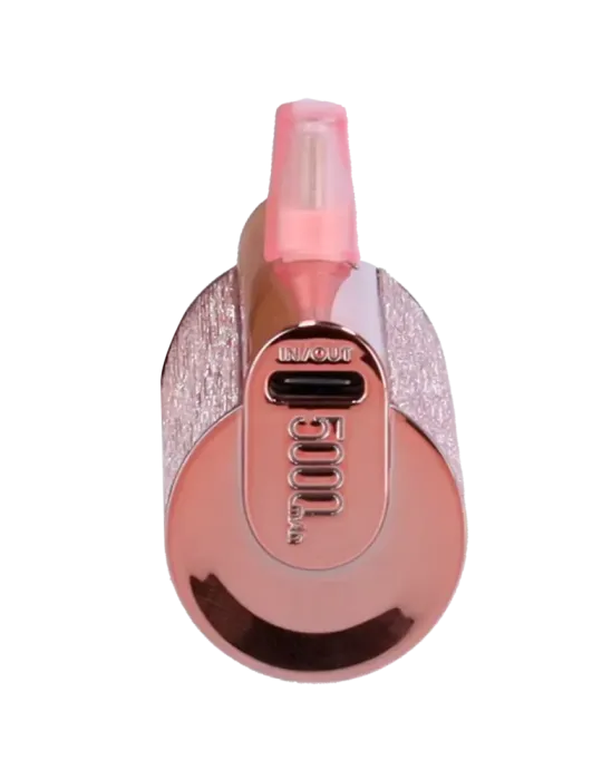 VEGER Mini Power bank con LEDs carga - Capacidad 5000mAh - Entrada Pue