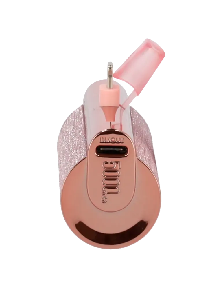 VEGER Mini Power bank con LEDs carga - Capacidad 5000mAh - Entrada USB