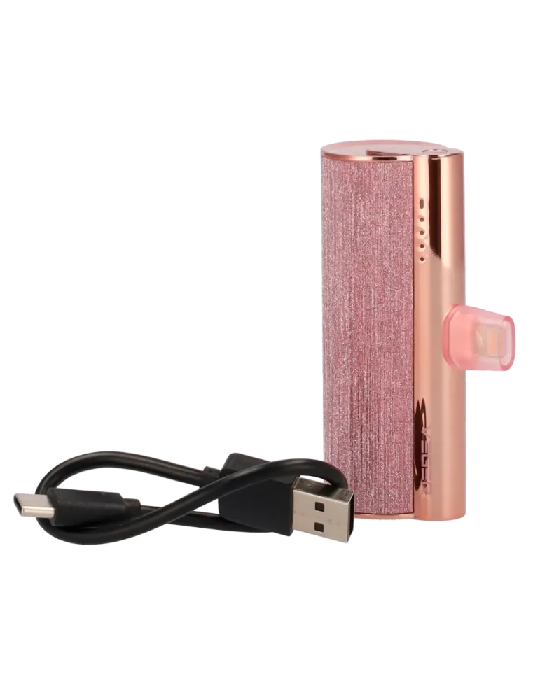 VEGER Mini Power bank con LEDs carga - Capacidad 5000mAh - Entrada USB
