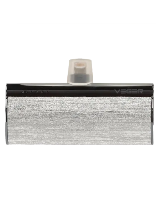 VEGER Mini Power bank con LEDs carga - Capacidad 5000mAh - Entrada USB