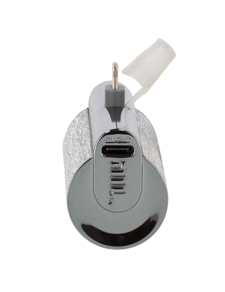 VEGER Mini Power bank con LEDs carga - Capacidad 5000mAh - Entrada USB
