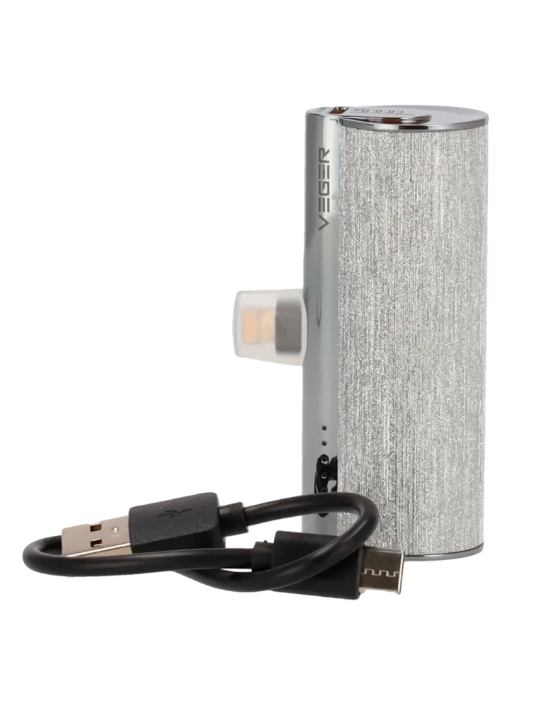 VEGER Mini Power bank con LEDs carga - Capacidad 5000mAh - Entrada USB