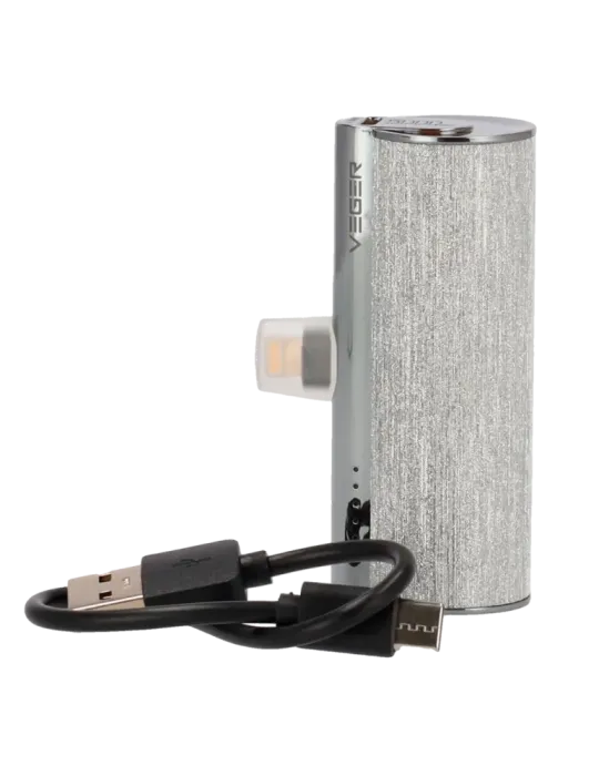 VEGER Mini Power bank con LEDs carga - Capacidad 5000mAh - Entrada USB
