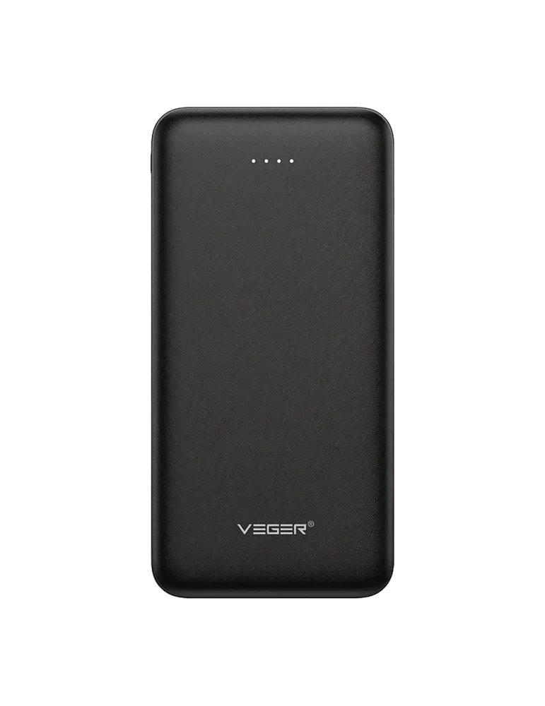 Veger Power Bank - Capacidad 10000mAh - Entradas Micro USB-C y 2x USB-