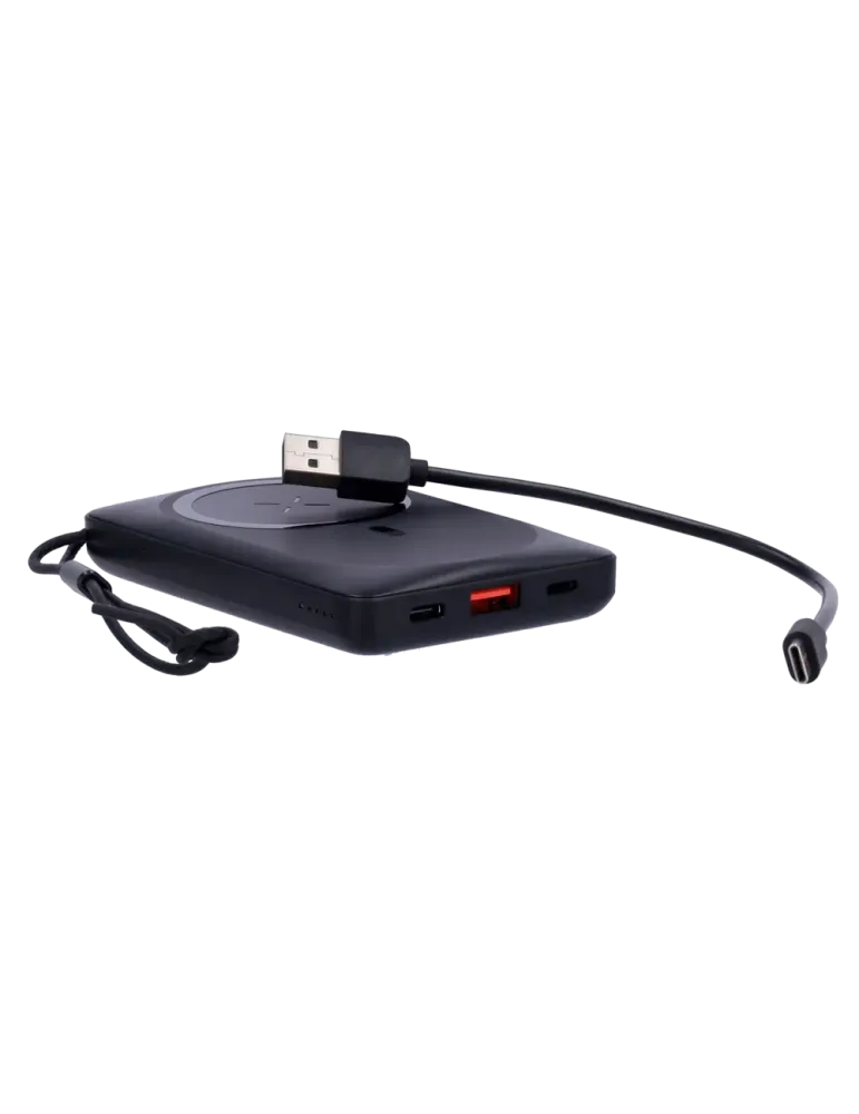 VEGER Power bank magnética e inalámbrica - Capacidad 10000mAh - Entrad