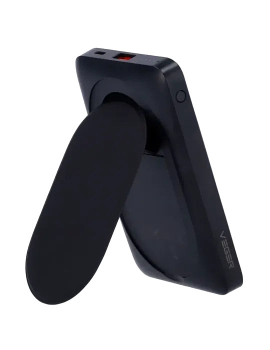 VEGER Power bank con soporte - Capacidad 10000mAh - Entradas Lightning