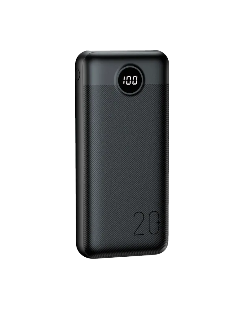 VEGER Power bank con pantalla LCD - Capacidad 20000mAh - Entradas USB-