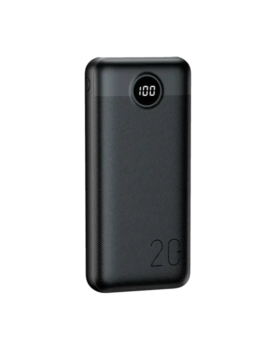 VEGER Power bank con pantalla LCD - Capacidad 20000mAh - Entradas USB-